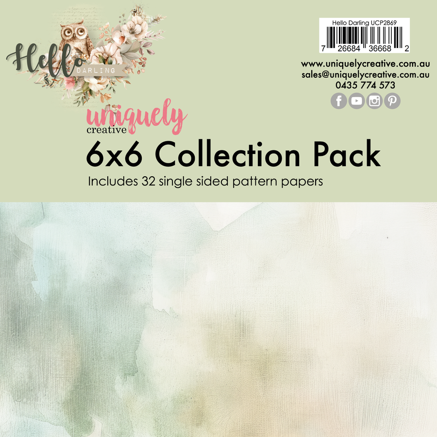 Uniquely Creative - Hello Darling 6" x 6" Collection Pack