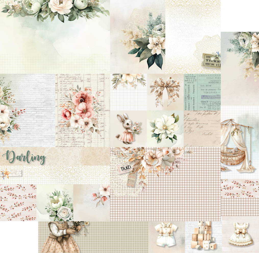 Uniquely Creative - Delicate Paper (Hello Darling Collection)