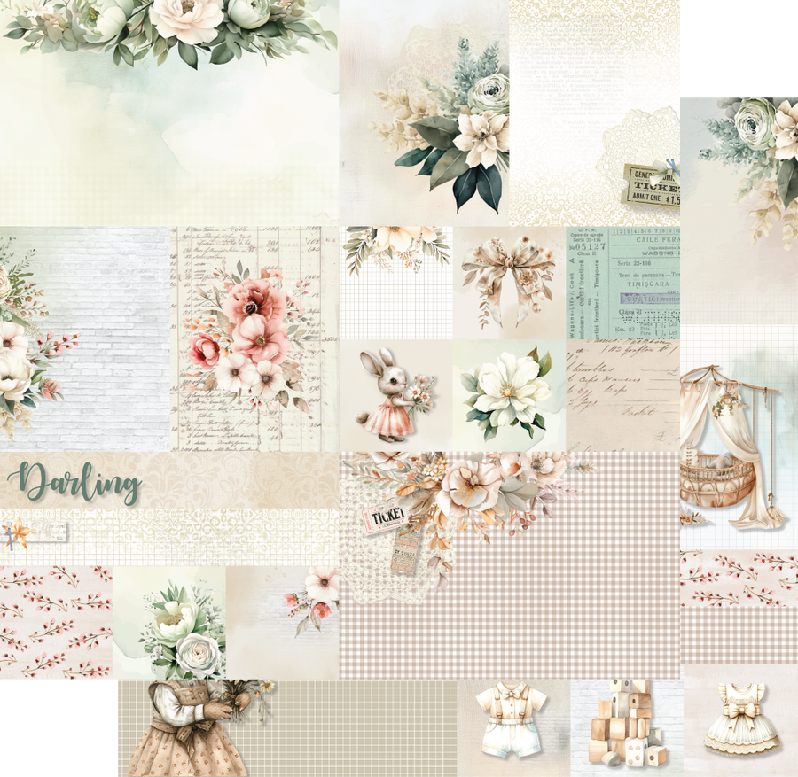 Uniquely Creative - Delicate Paper (Hello Darling Collection)