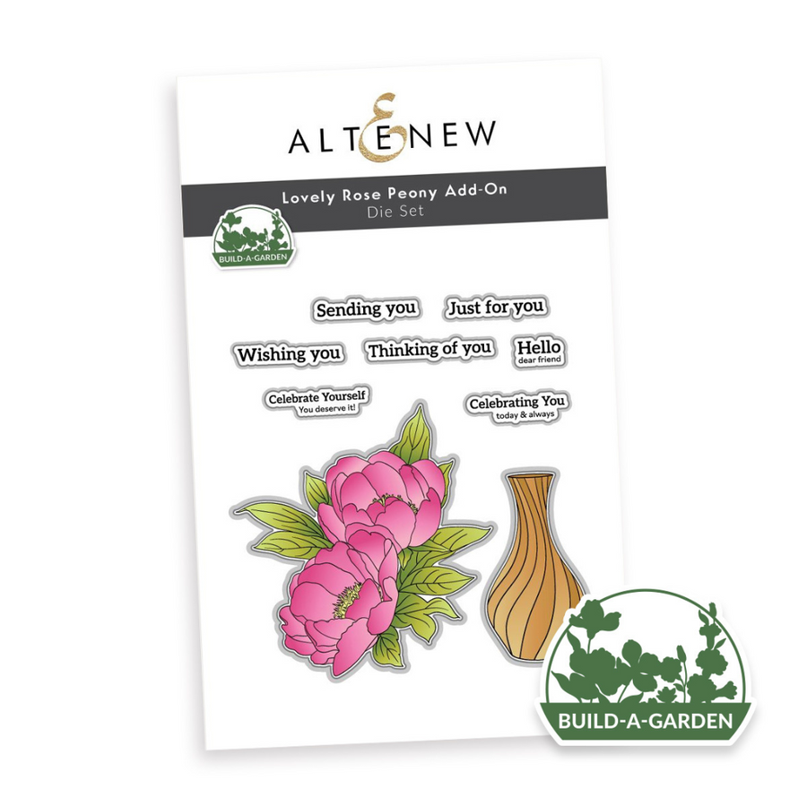 Altenew - Build-A-Garden: Lovely Rose Peony & Add-on Die Bundle