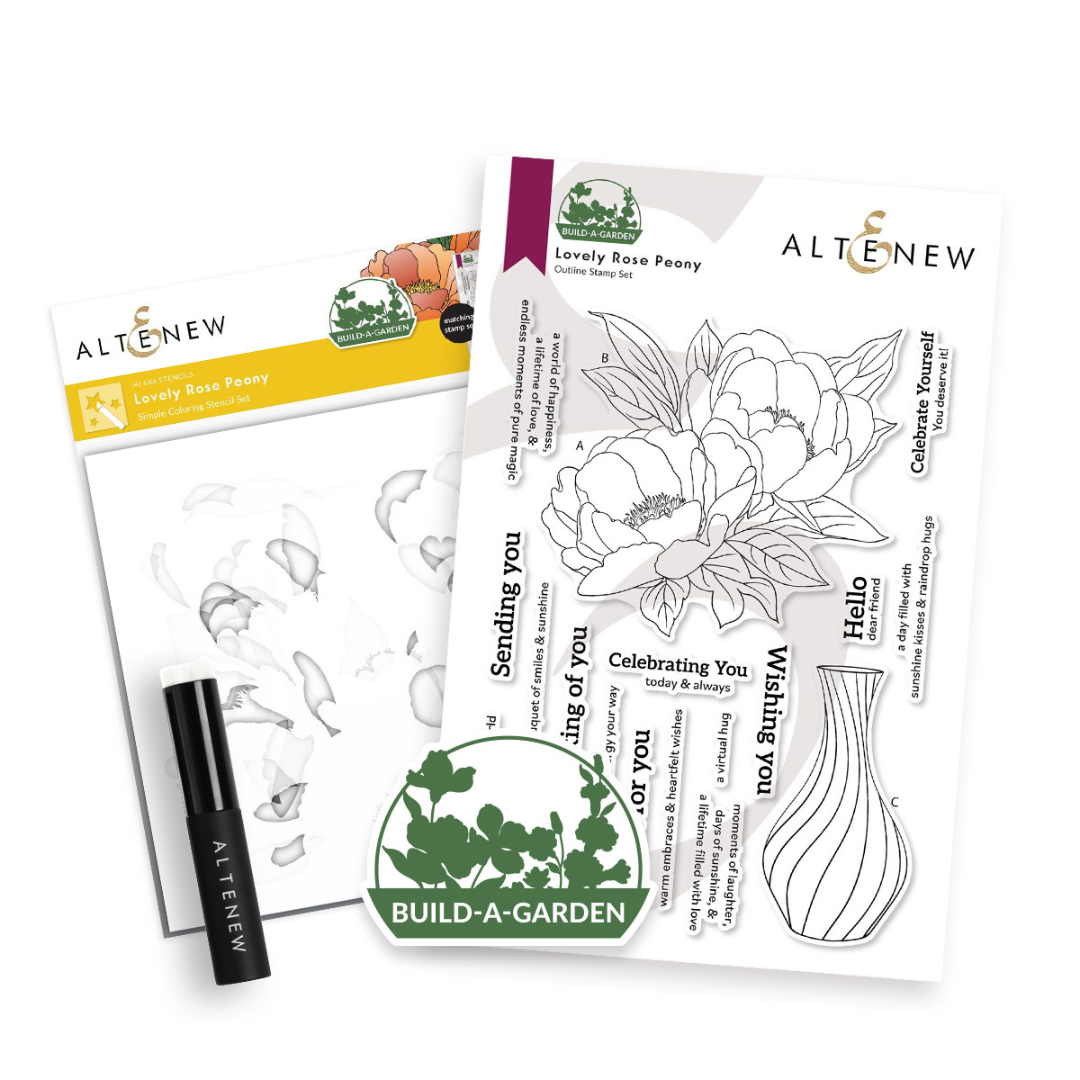 Altenew Build-A-Garden: Lovely Rose Peony