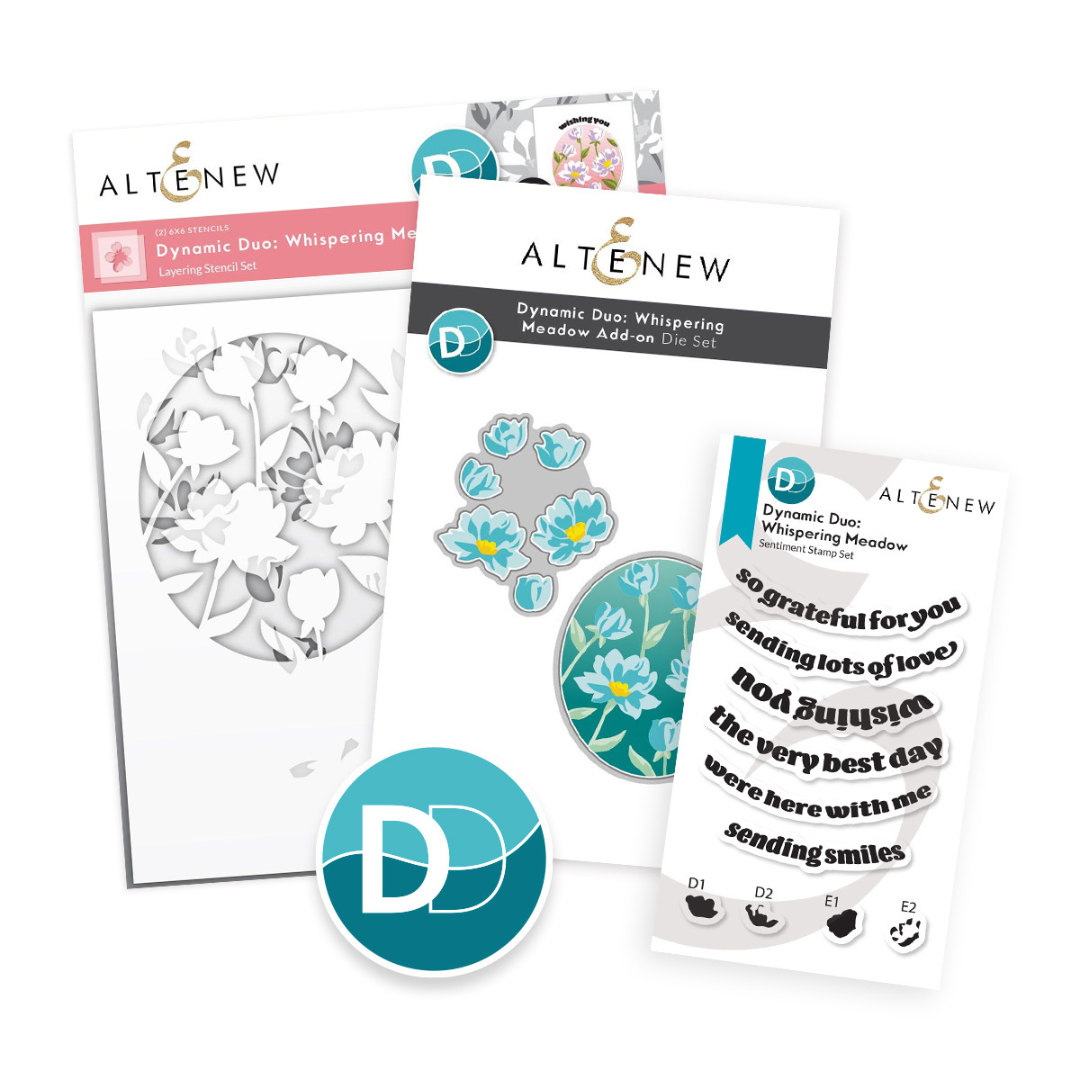 Altenew - Dynamic DuoWhispering Meadow & Add-on Die Bundle