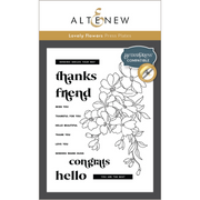 Altenew - Lovely Flowers Press Plates/Foil Plates