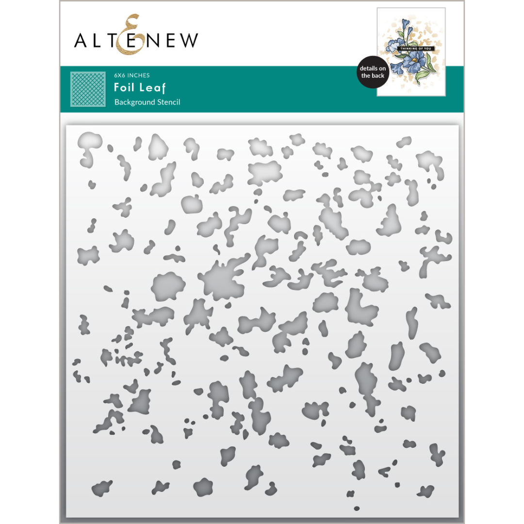 Altenew - Foil Leaf Background Stencil