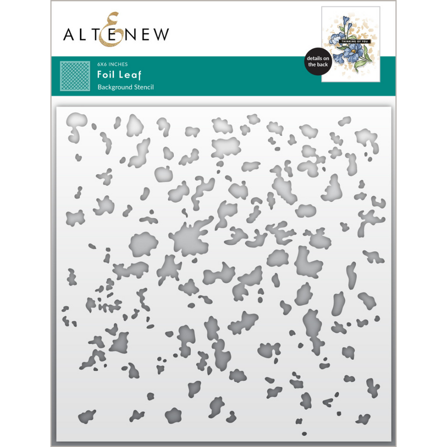 Altenew - Foil Leaf Background Stencil