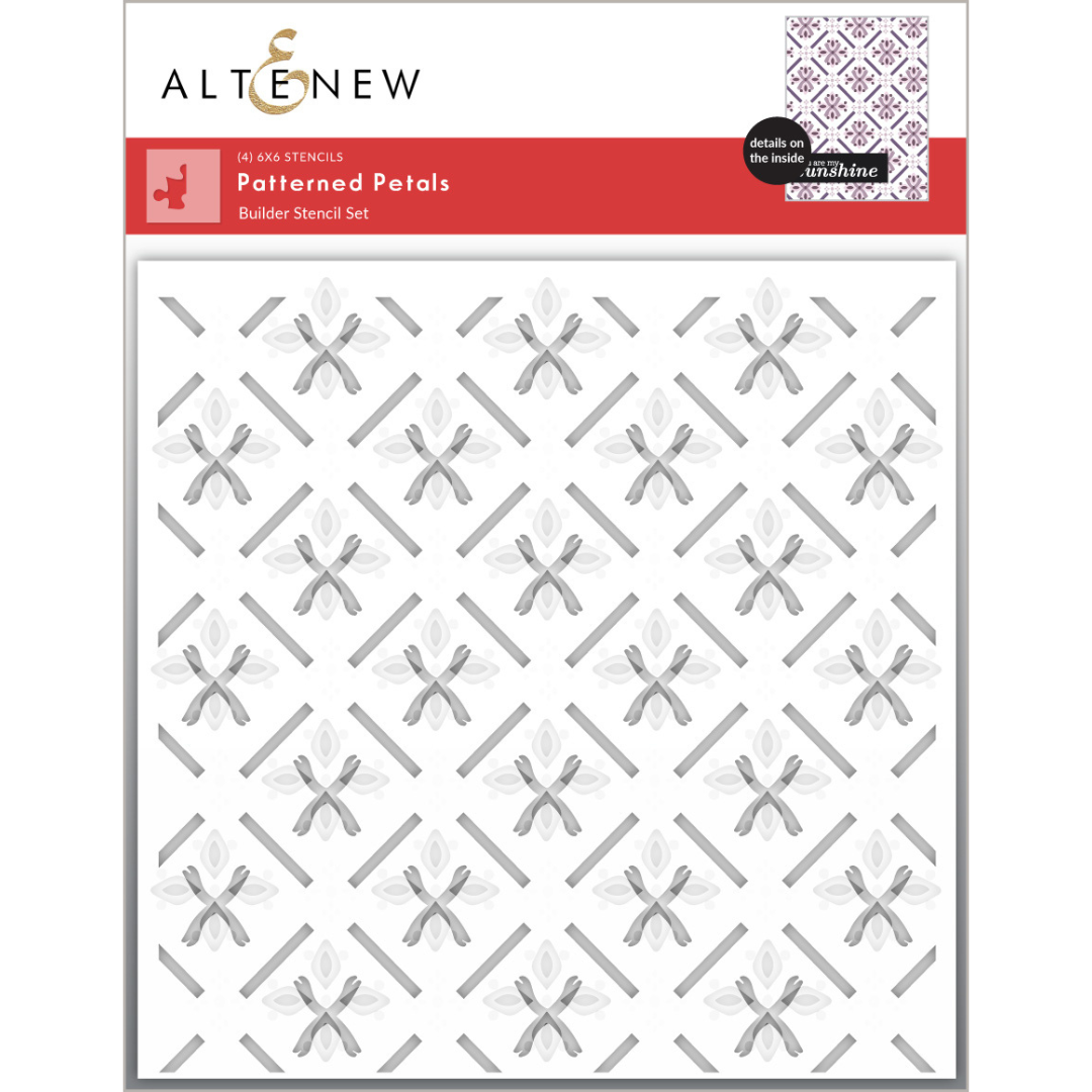 Altenew - Patterned Petals Stencil Set (4 in 1)