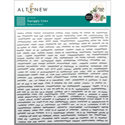 Altenew - Squiggly Lines Background Stencil