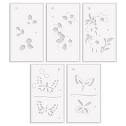 Altenew - Serene Garden Simple Coloring Stencil Set (5 in 1)