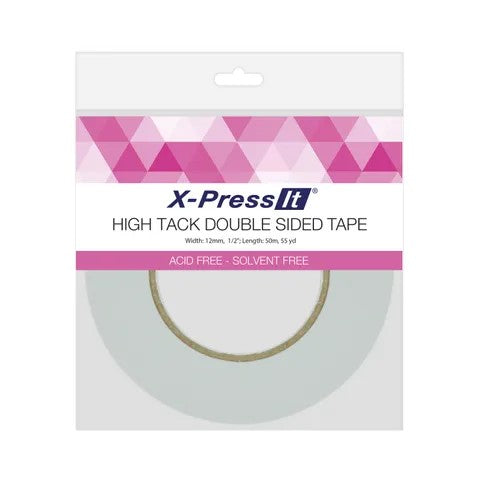 X-Press It - 12mm x 50m High Tack Double Sided Tape