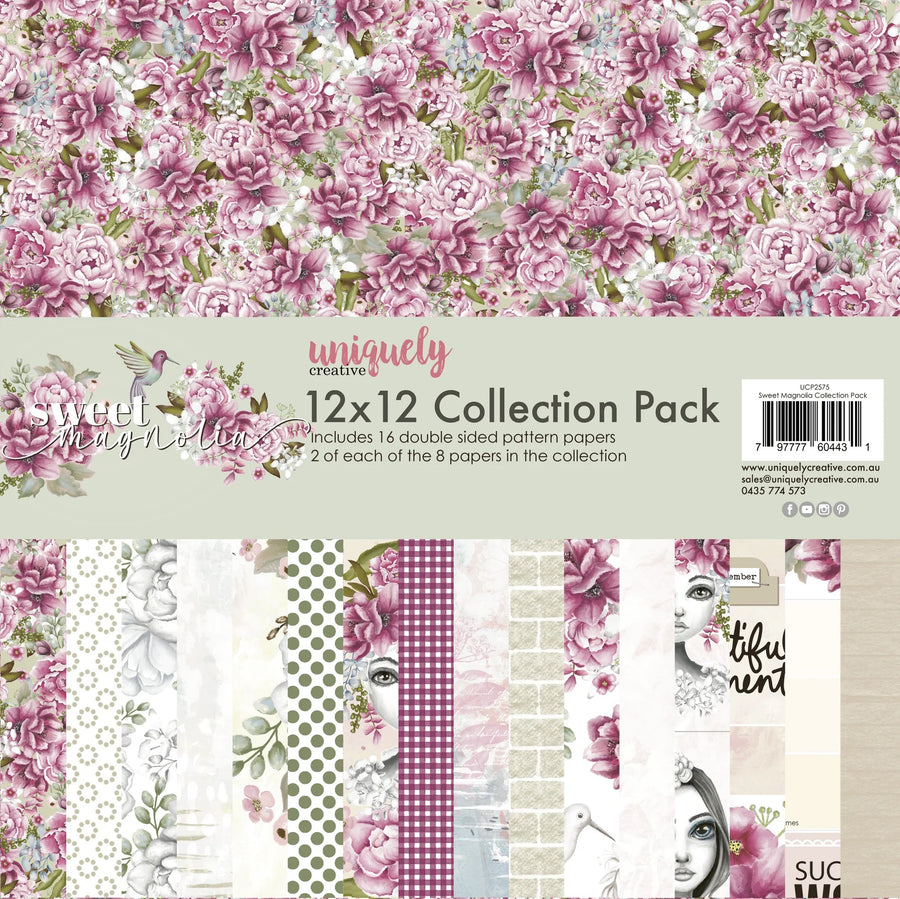 Uniquely Creative - 12" x 12" Sweet Magnolia Collection Pack