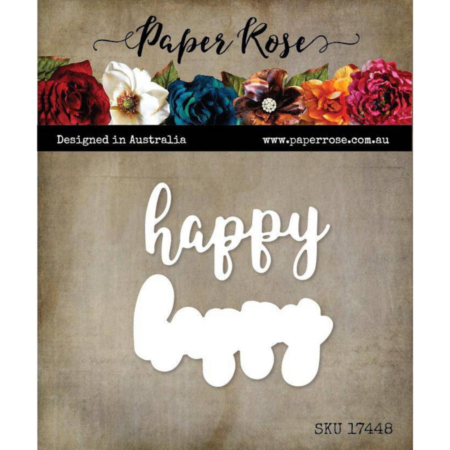 Paper Rose - Happy Layered Metal Cutting Die