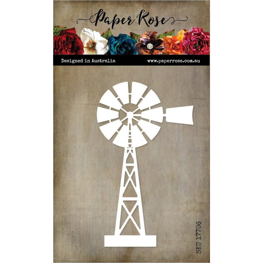 Paper Rose - Windmill Large Metal Cutting Die