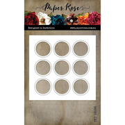 Paper Rose - Circle Grid Coverplate 9 Metal Cutting Die