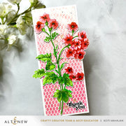 Altenew - Stencil Art: Painted Geraniums & Add-on Die Bundle