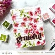 Altenew - Stencil Art: Painted Geraniums & Add-on Die Bundle