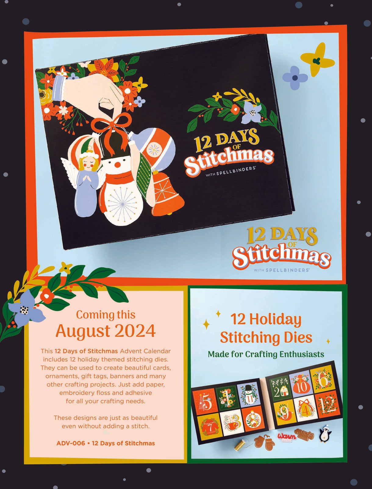 Spellbinders 12 Days of Stitchmas Advent Calendar (PreOrder) 3