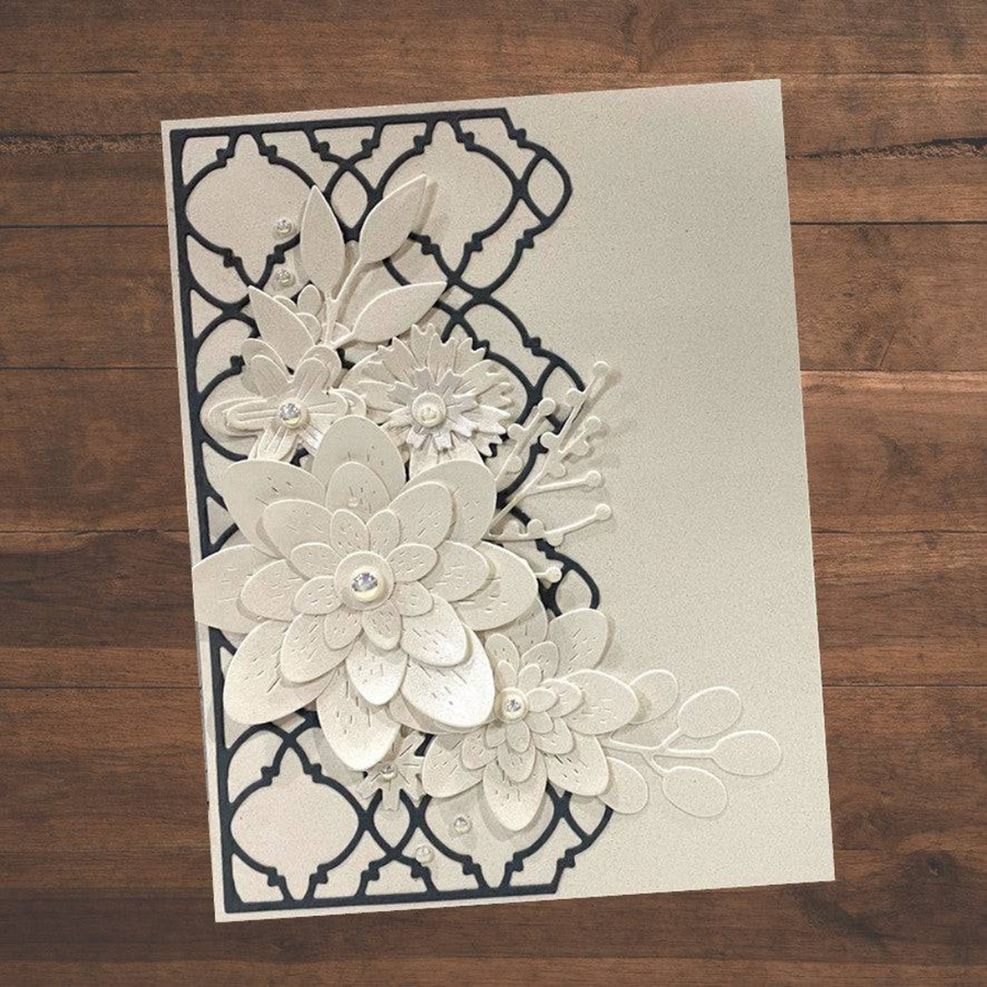 Paper Rose - Chloe's Coverplate Layer 2 Metal Cutting Die