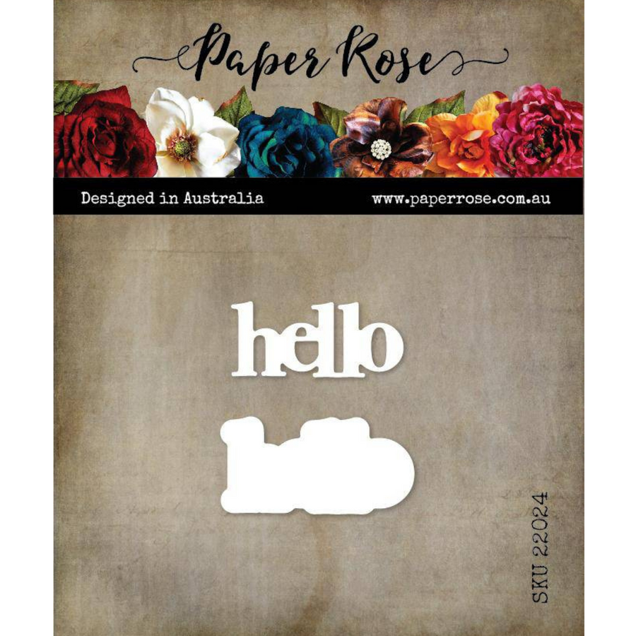 Paper Rose - Hello Chunky Layered Metal Cutting Die