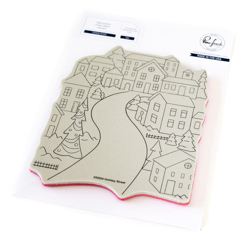 Pinkfresh Studio Holiday Street Cling Stamp