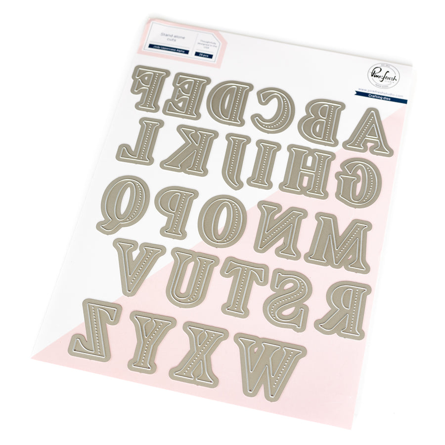 Pinkfresh Studio - Jody Uppercase Alpha Dies