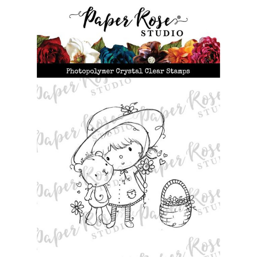 Paper Rose Studio - Flowers for Teddy Clear Stamp