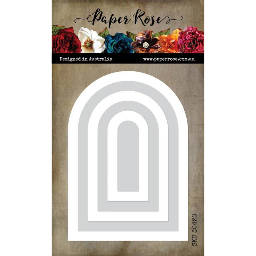 Paper Rose Studio - Arch Border Frames Metal Cutting Die