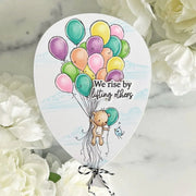 Paper Rose - Teddy's Balloons Clear Stamp