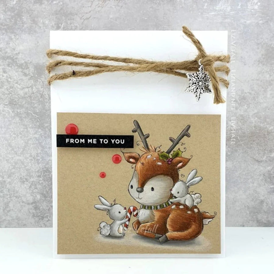 Paper Rose - Sweet Reindeer Clear Stamp