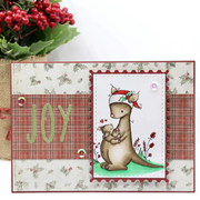 Paper Rose - Christmas Kangaroos Clear Stamp