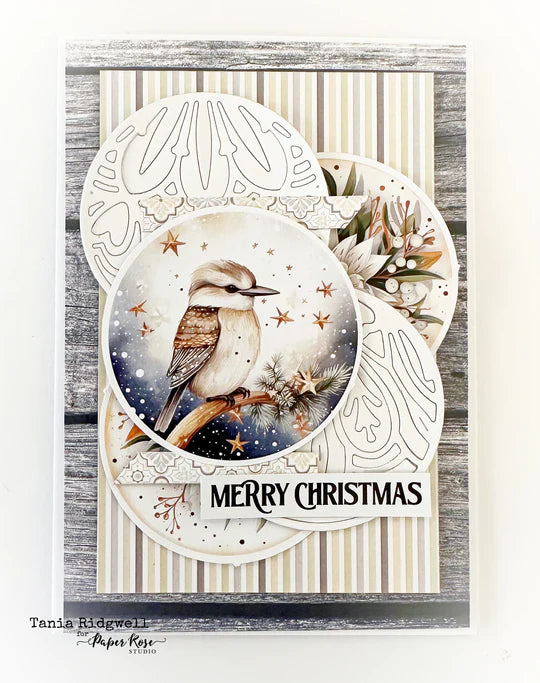 Paper Rose - Golden Christmas Cut Aparts Paper Pack