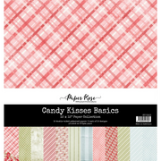 Paper Rose Studio - Candy Kisses Basics 12" x 12" Paper Collection