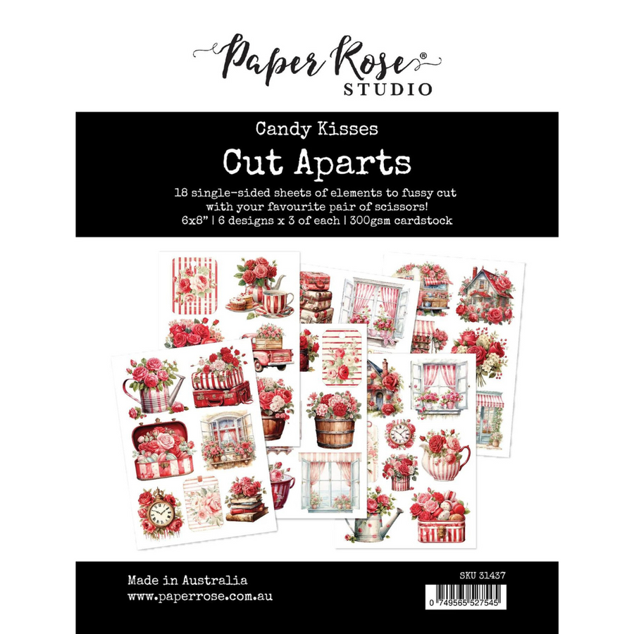 Paper Rose - Candy Kisses Cut Aparts Paper Pack