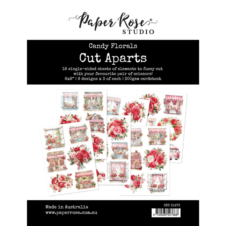 Paper Rose - Candy Florals Cut Aparts Paper Pack