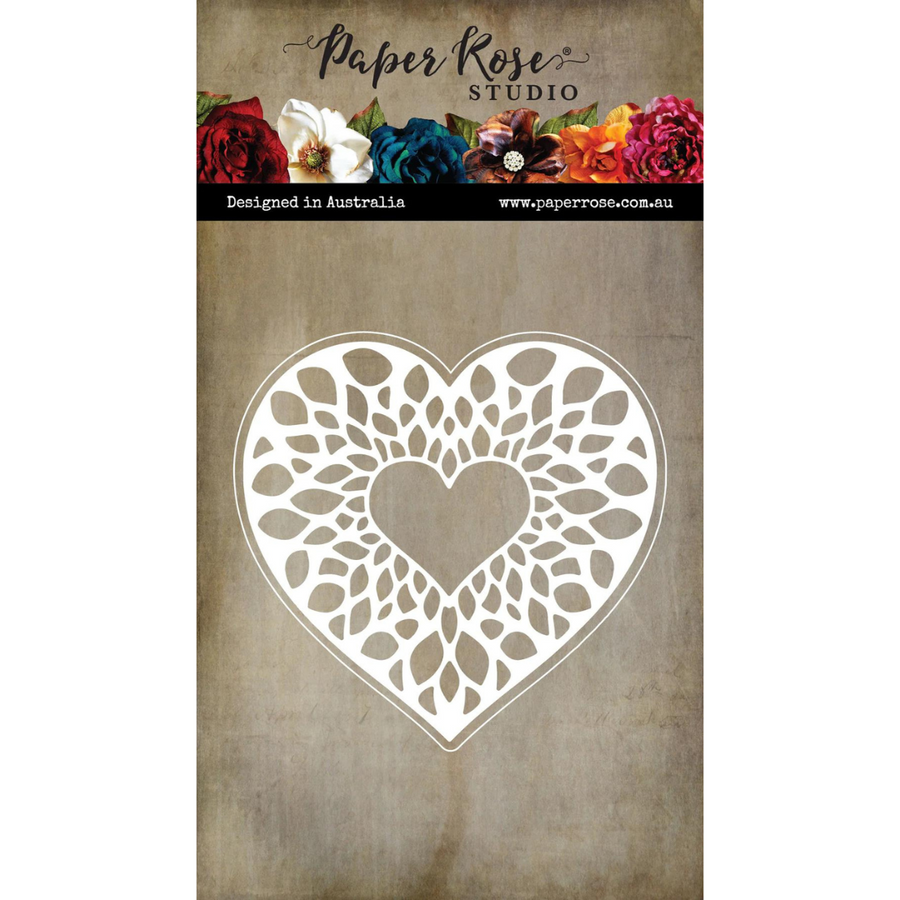 Paper Rose Studio - Romeo Layered Heart Metal Cutting Die