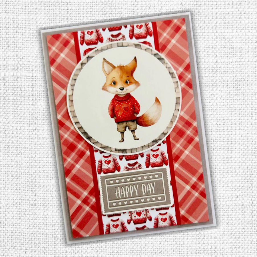 Paper Rose Studio - Animal Love Quick Cards 1.0 6" x 8" Die Cuts & Sentiments