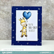 Paper Rose - Animal Valentines - Giraffe Clear Stamp