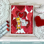 Paper Rose - Animal Valentines - Giraffe Clear Stamp