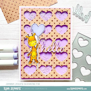 Paper Rose - Animal Valentines - Giraffe Clear Stamp