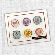 Paper Rose - Pastel Wax Seals Embossed Die Cuts