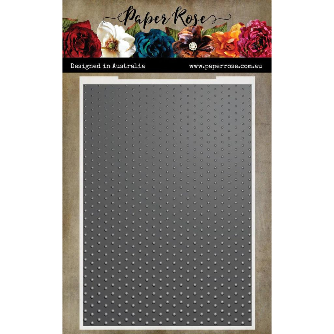 Paper Rose - Simple Dots 3D Embossing Folder