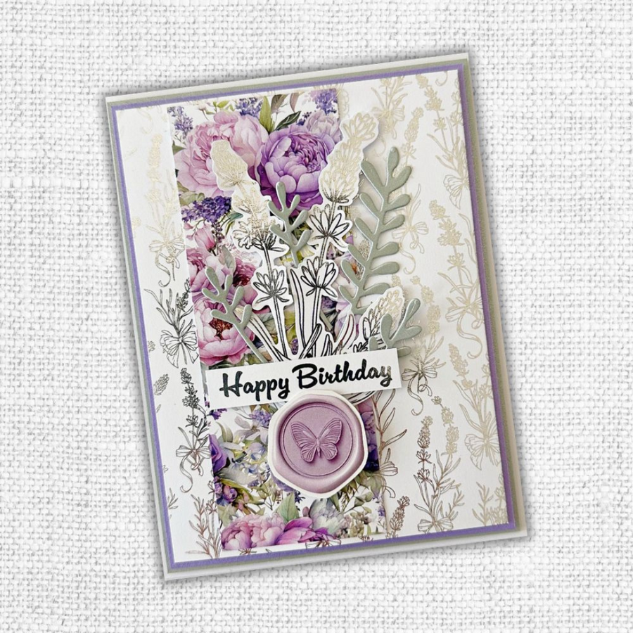 Paper Rose - Lavender & Roses 12" x 12" Paper Collection