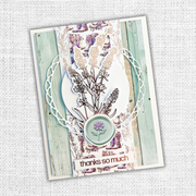 Paper Rose - Lavender & Roses - Rose Gold Foil 12" x 12" Paper Collection