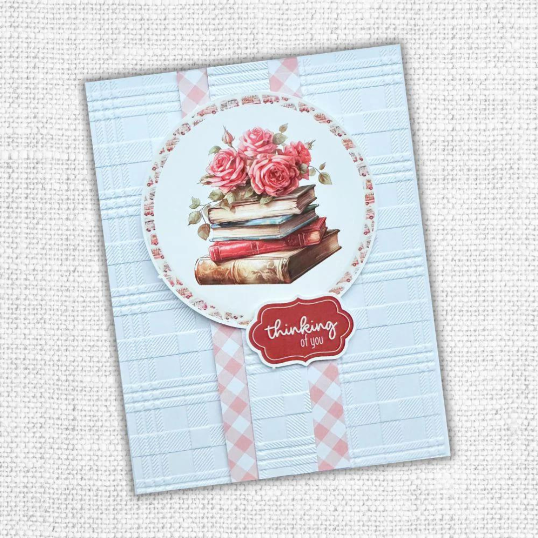 Paper Rose - Winter Plaid 3D Embossing Folder