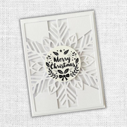 Paper Rose - Christmas Snowflake Coverplate Metal Cutting Die