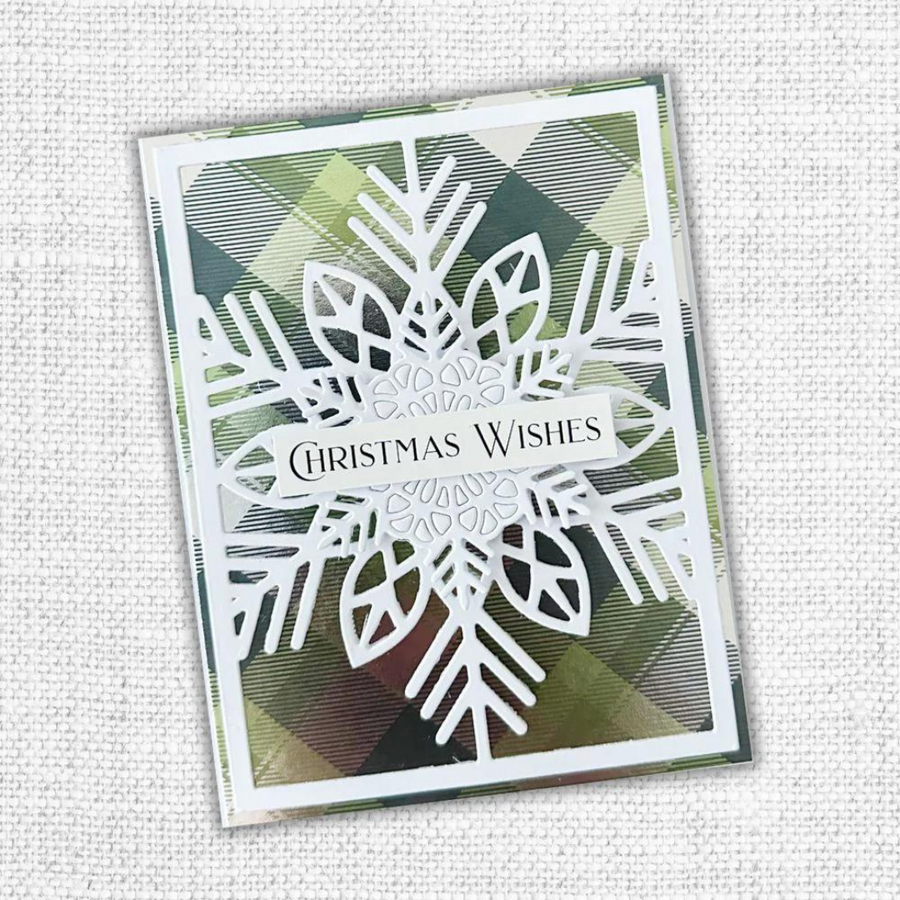 Paper Rose - Christmas Snowflake Coverplate Metal Cutting Die