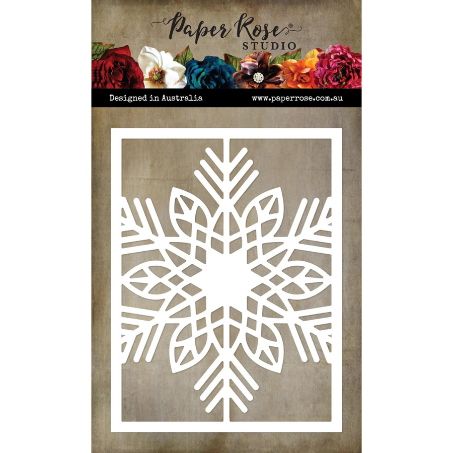 Paper Rose - Christmas Snowflake Coverplate Metal Cutting Die