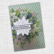 Paper Rose - White Christmas Layering Poinsettia Set 1 Metal Cutting Die