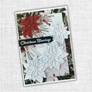 Paper Rose - White Christmas Layering Poinsettia Set 1 Metal Cutting Die