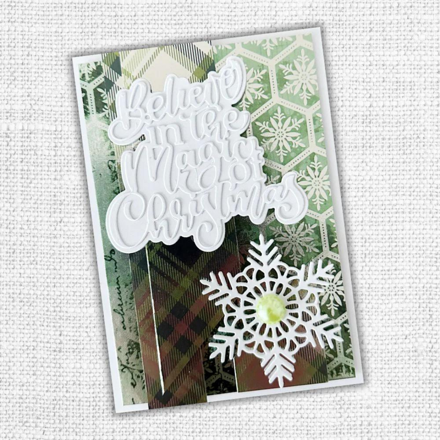 Paper Rose - White Christmas Foil 12" x 12" Paper Collection