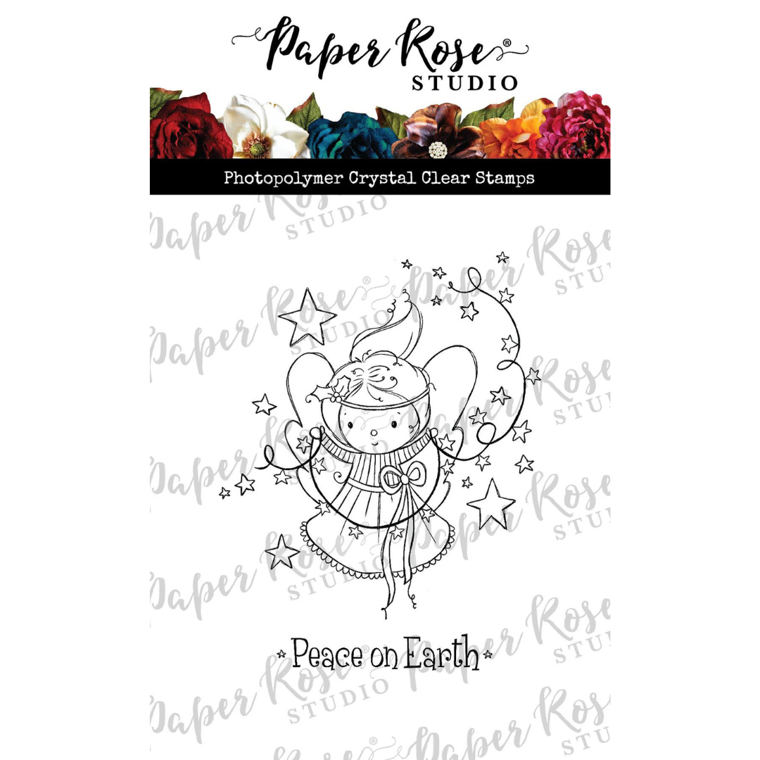 Paper Rose - Peace Angel Clear Stamp